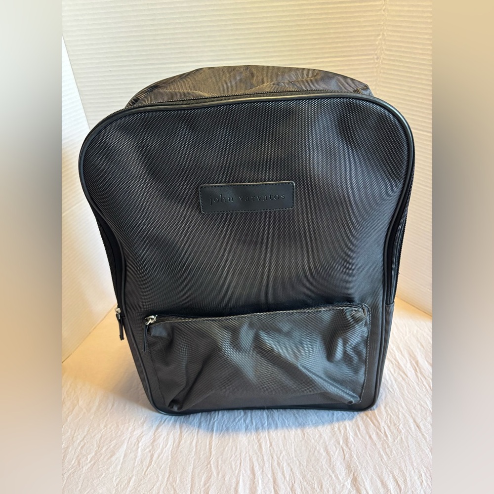 John Varvatos Charcoal Zip Backpack Casual Work